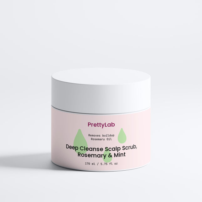 Deep Cleanse Scalp Scrub, Rosemary & Mint. Hårbotten scrub med keratin