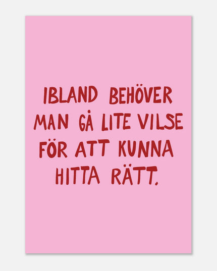 Poster | Gå vilse