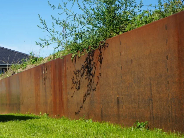Stödmur Cortenstål (120x50cm)
