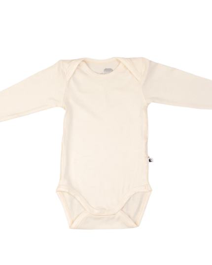 Bamboo Baby Long Sleeve Body - CREAM