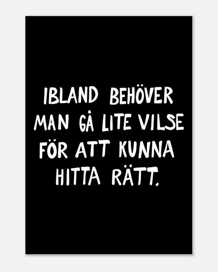 Poster | Gå vilse