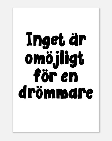 Poster | Drömmare