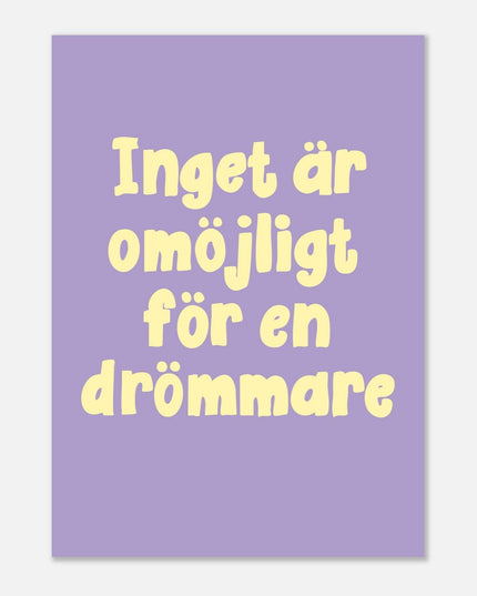 Poster | Drömmare