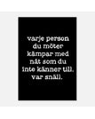 70x100 cm / Svart/vit