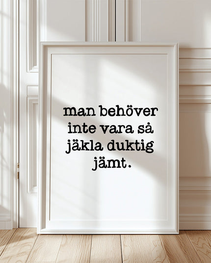 Poster | Duktig