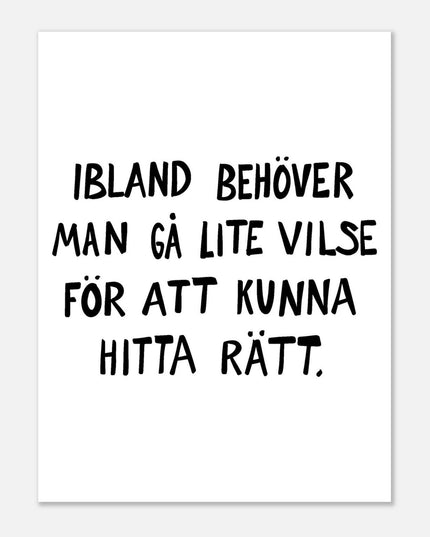 Poster | Gå vilse