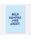 21x29.7 cm / Blå/blå