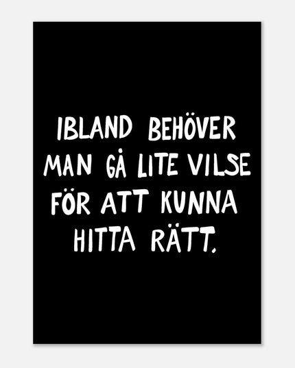 Poster | Gå vilse