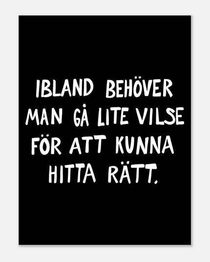 Poster | Gå vilse