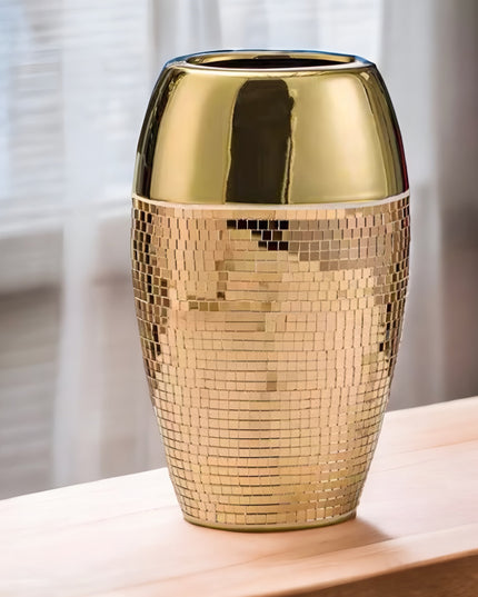 Glitter Vas Guld Alice