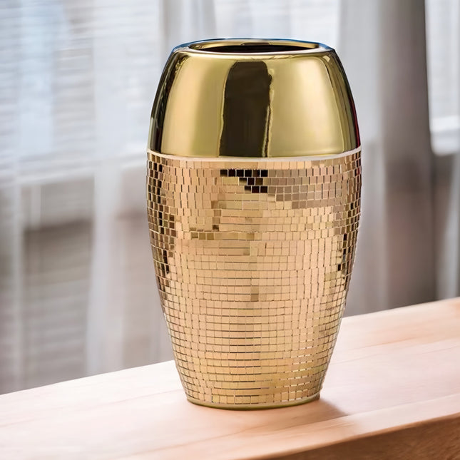 Glitter Vas Guld Alice