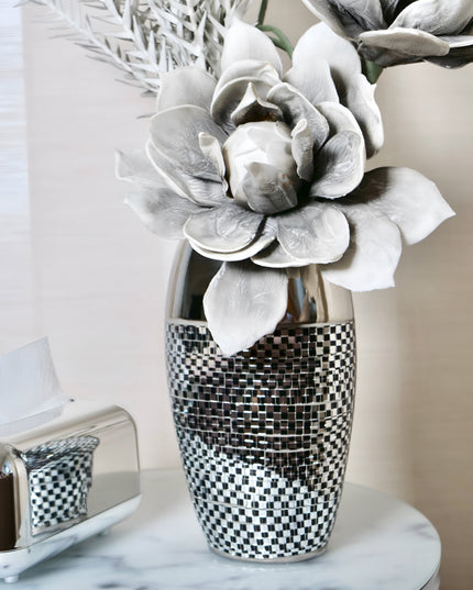 Glitter Vas Silver Alice