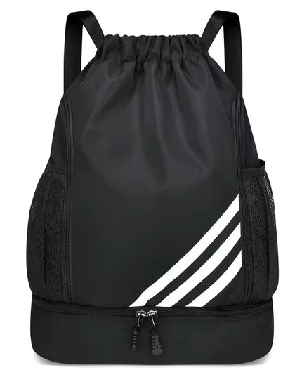 Gympåse med bottenfack, vattenavvisande och ventilerade fickor