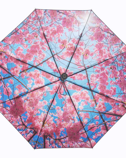 Körsbärsblomsparaply – Elegans, vindtätt och solskyddsfaktor 50+
