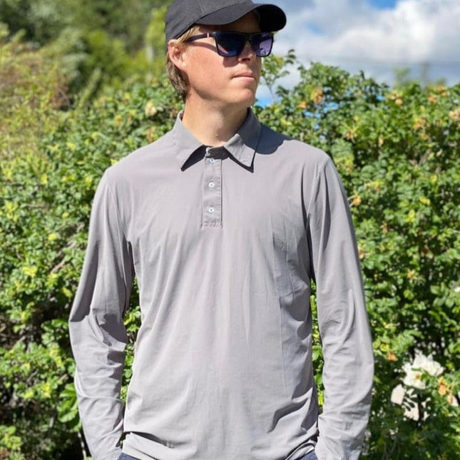 Palma UV-pikétröja Grå