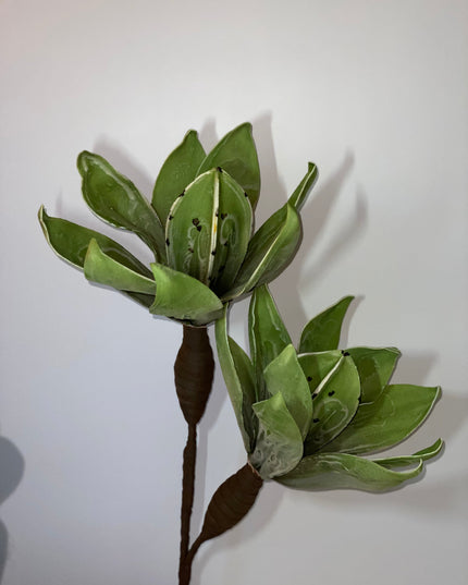 Maria Konstgjord Blomma Grön
