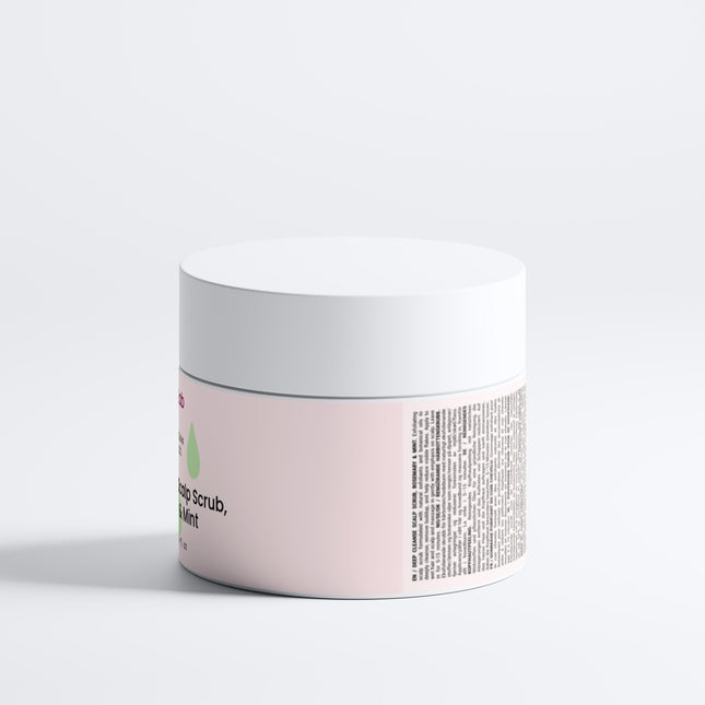 Deep Cleanse Scalp Scrub, Rosemary & Mint. Hårbotten scrub med keratin