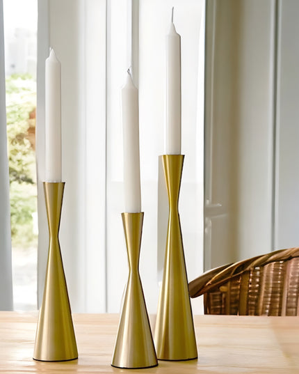Konisk Ljusstake Guld
