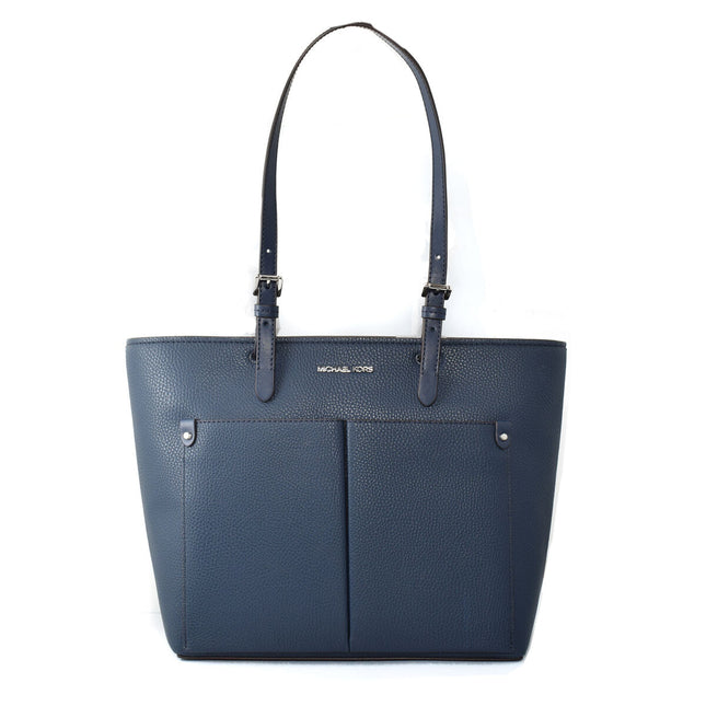 Michael Kors Axelväska 35h3stvt6b Navy Syntetiskt Blå