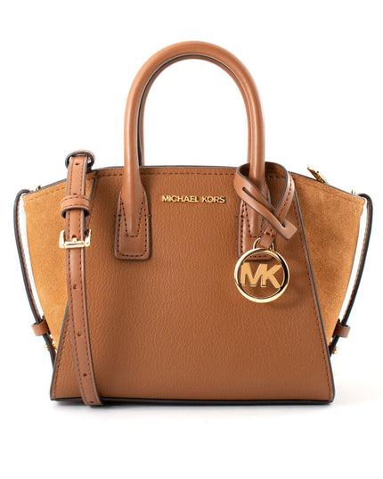 Michael Kors Handväska Avril Konstlader Praktiska Brun