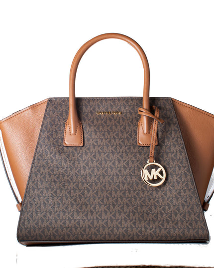 Michael Kors Handväska Avril Klassisk Amerikansk Brun