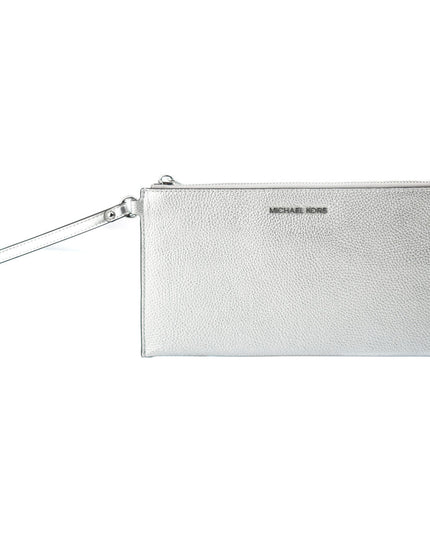 Michael Kors Handväska 35f4stvw3l Grasilvrig Struktur Silver