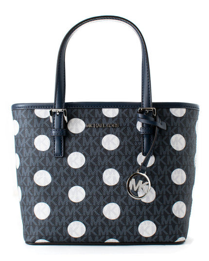 Michael Kors Handväska 35s5stvt0o Navy Kompakt Blå