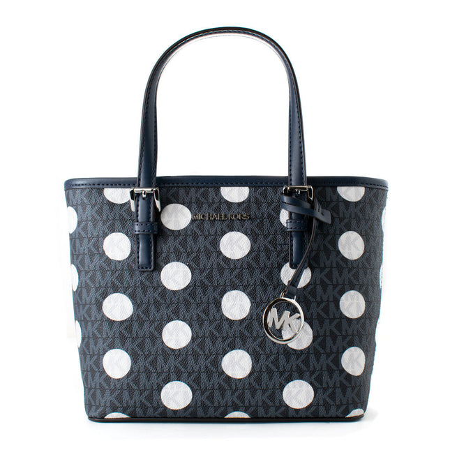 Michael Kors Handväska 35s5stvt0o Navy Kompakt Blå