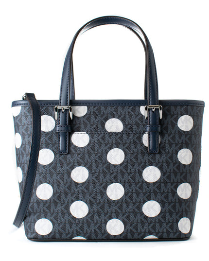 Michael Kors Handväska 35s5stvt0o Navy Kompakt Blå