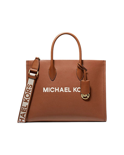 Michael Kors Handväska Greenwich Naturlig Adring Brun
