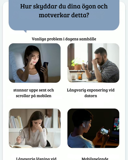 Ögonmassagemask med värme och vibration, fällbar design