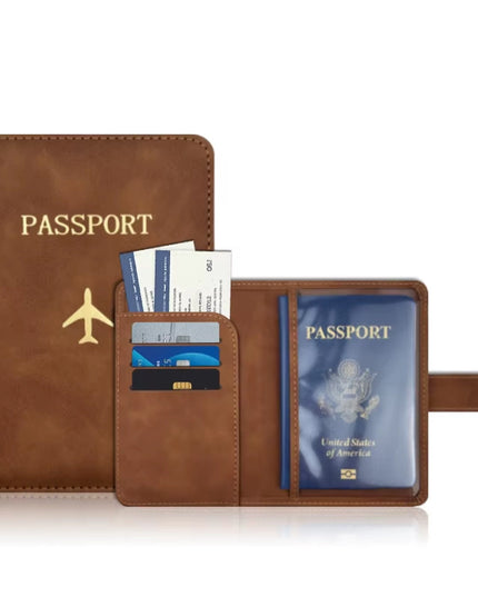 Passfodral med RFID-skydd, vattenavvisande