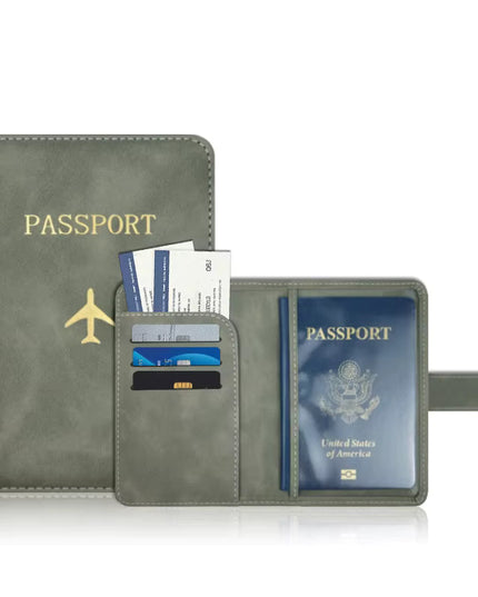 Passfodral med RFID-skydd, vattenavvisande