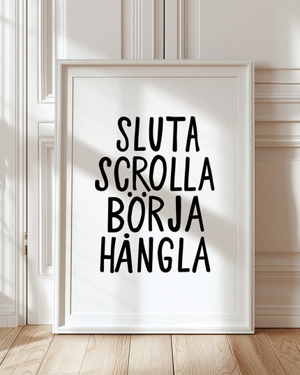 Poster | Sluta scrolla