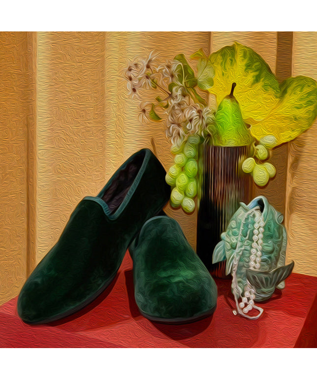 GREEN WHISPER loafer