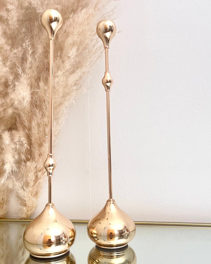 Violla Ljusstake Guld/Ljusguld
