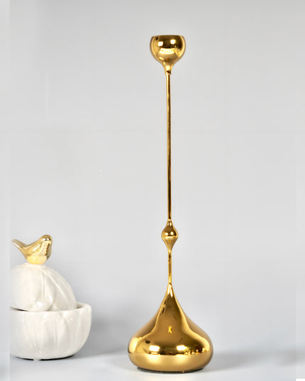 Violla Ljusstake Guld/Ljusguld
