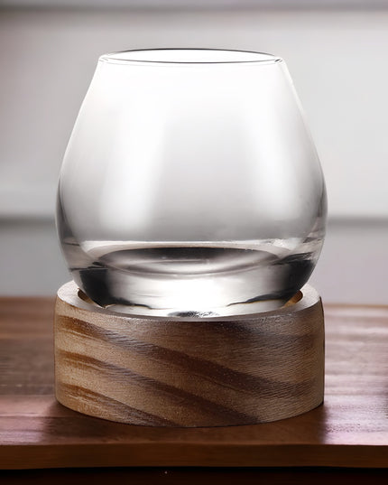 Woody Glas Rund
