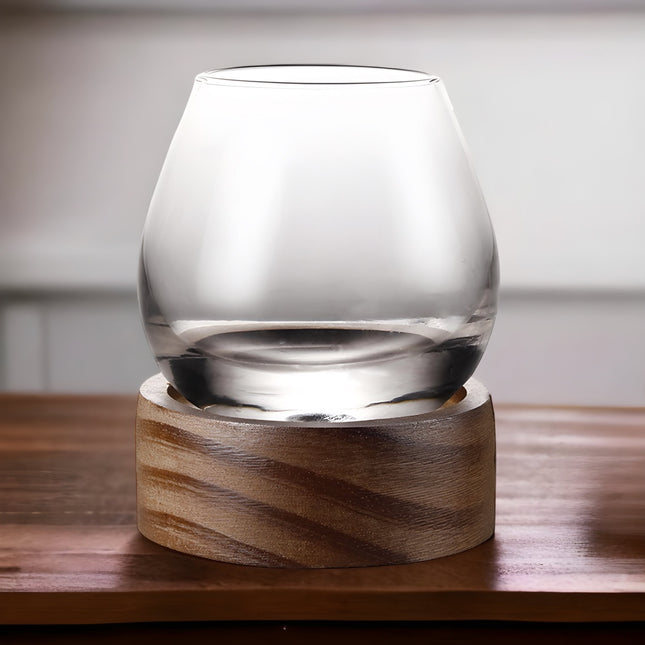 Woody Glas Rund